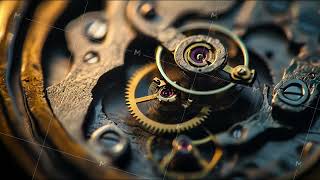 watch mechanism clock time concept cg motion abstract animation loop