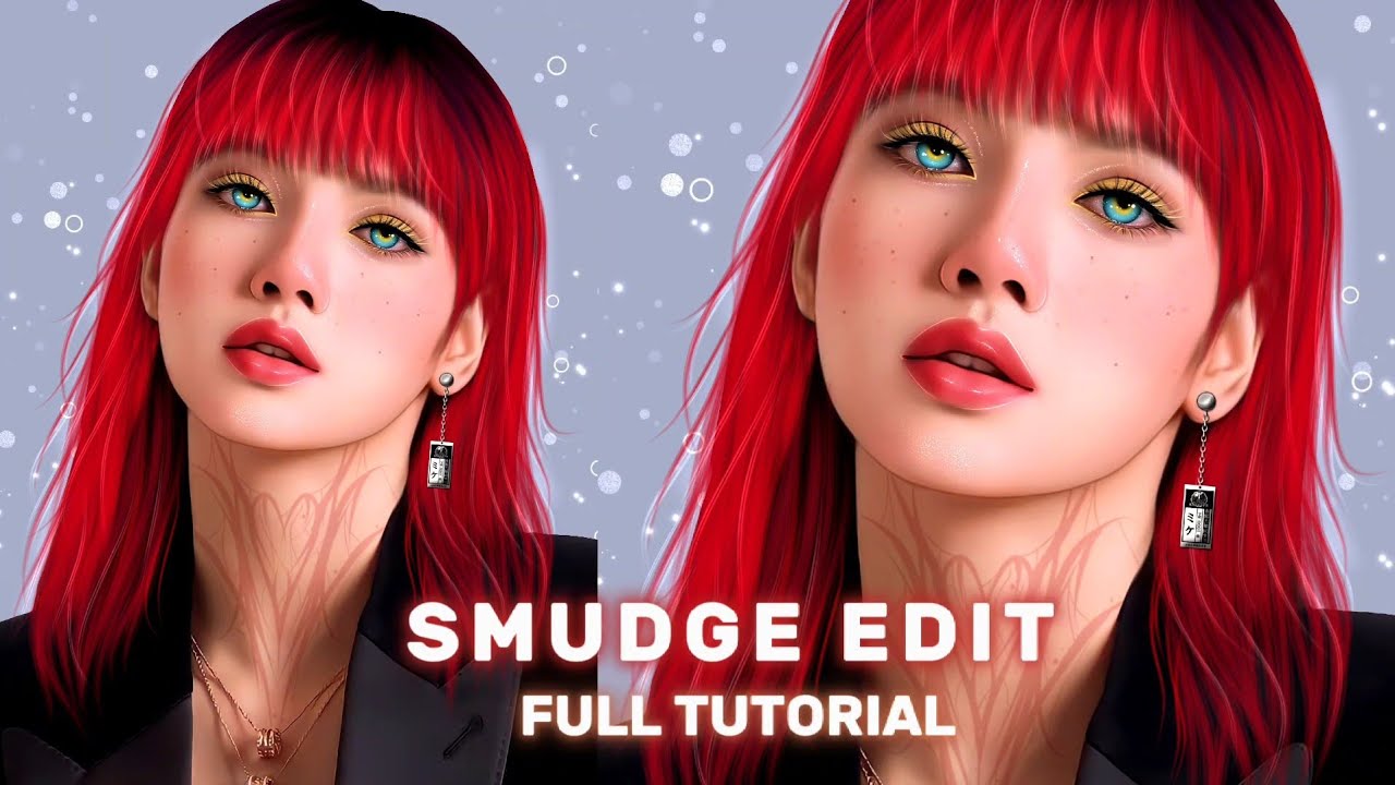 How To | Smudge Edit Full Tutorial ibispaintx ft. Lisa Blackpink ...