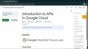 Introduction to APIs in Google Cloud | #qwiklabs  | #GSP294 #CLI