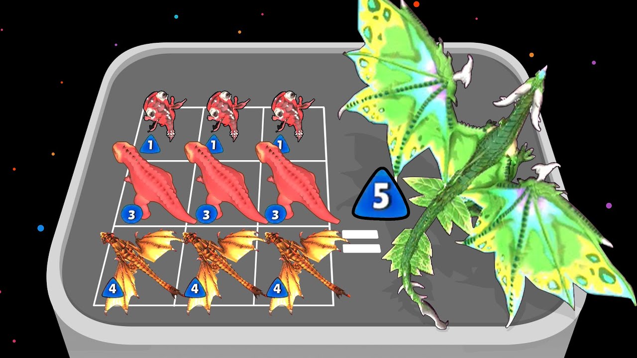 DRAGON FUSION MERGE BATTLE 🐲🦖 Merge Dragons & Dinos into Legendary Hybrids Battles | Merge Gameplay