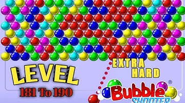 Bubble Shooter Game Level 181 To 190 | Bubble Shooter Gameplay | Bubble Shooter
