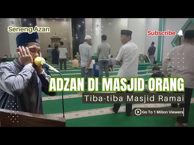 NEKAT‼️ Adzan Merdu Di Masjid Orang Bikin Kaget Warga Sekitar #azan #short #adzan #adzanmerdu #viral class=