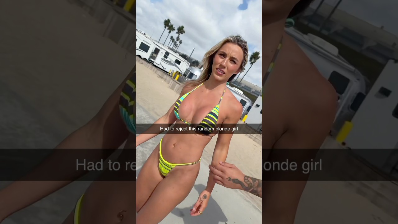 Had to reject this random blonde girl 😭😤