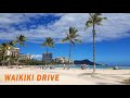 Hawaii Driving  |  Waikiki Drive  |  Honolulu, Oahu, Hawaii, USA