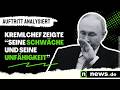 Wladimir Putin: Auftritt analysiert - Kremlchef zeigte "seine Schwäche und seine Unfähigkeit"
