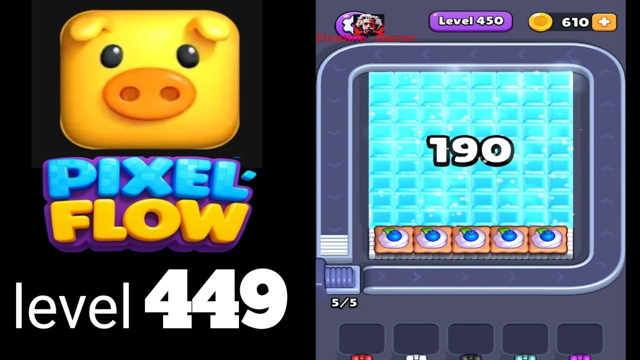 Pixelflow level 449 hard level Guide Walkthrough Solution