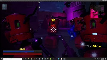 Borderlands Style Gun Vending Machines in Upcoming Cyberpunk Indie Game