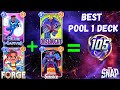 Best pool 1 deck to reach infinite rank marvel snap