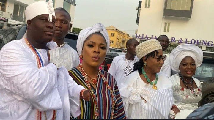 Ooni Of Ife Wives Queen Folashade Ashley,Olori Temitope And Prophetess Esther Ajayi At Ojaja Mall 
