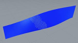 Differential Curve Growth Simulation (Surface) - Grasshopper3D/Kangaroo2