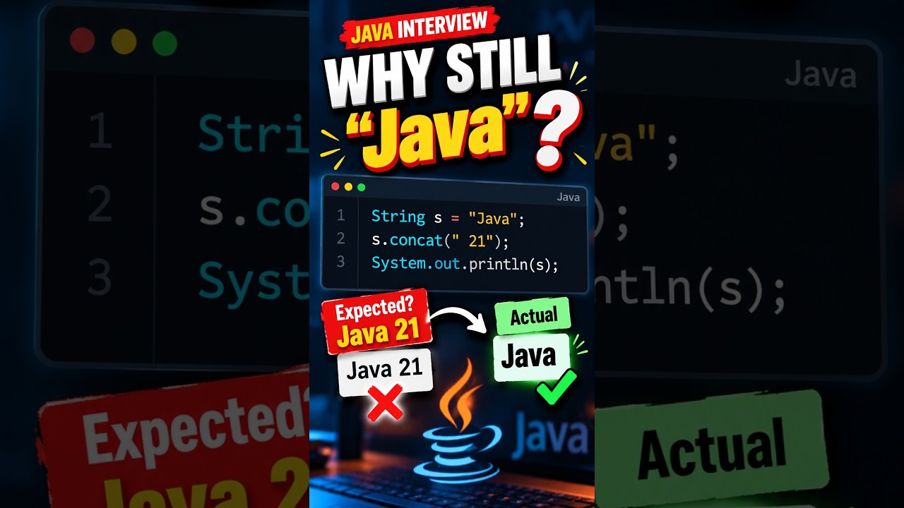 This Java String Code Looks Obvious… But What Will It Print? 🤯 | 11.AI ...