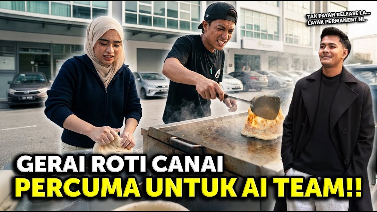 REACTION SEMUA AI TEAM TENTANG GERAI ROTI CANAI QISTIMAD?!.SEMUA TERPUKAU DENGAN SKILL QISTINA!!