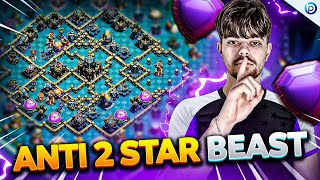 Best TH17 Anti 2 Star Legend League Base 2025 | 1★ Defense vs Meta Attacks