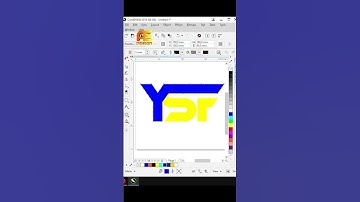 Design Logo YSF #aedesign #coreldraw #shorts #video #design #logodesign #tutorial #logomaker