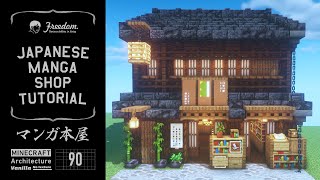 Minecraft Tutorial | Real Architect Builds a Japanese Manga Bookstore #90
