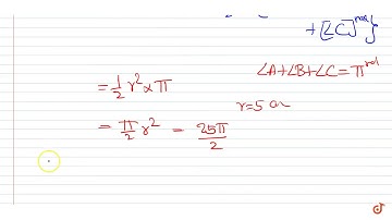 the vertices A, B and C of a `Delta ABC` as centres, arcs are drawn with radii `5 cm` as shown...