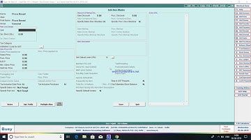 Gst in busy in hindi 2019 (item wise)|ICL CLASSES |