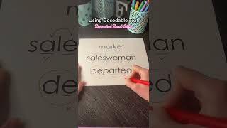 #howto How to use decodable text for 3 days. Day 1 Decoding, Day 2 Fluency, Day