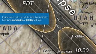 A Tour of NASA’s Solar Eclipse Map for 2023 and 2024
