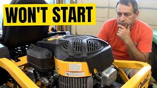 This CUB CADET INTELLIPOWER Won't Start or Run! Let's Fix it!  ZeroTurn Mower  ZT1-42IP