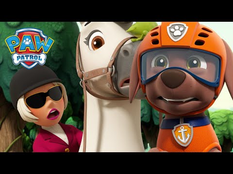 PUPS SAVE WINNIE AND HER PONY FROM THE JUNGLE SWAMP!