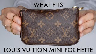 Louis Vuitton Mini Pochette What Fits  Lv Mini Pochette