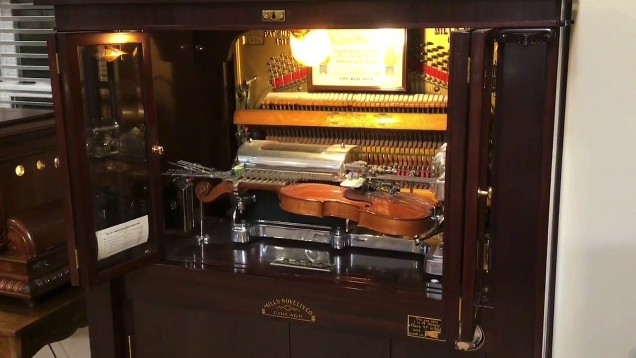 The Happy Violin (The Happy Organ) played by automatic instruments - be ...
