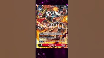 New Jesmon Will Do Crazy Things Bt-23 Hackers Slumber | Digimon Card Game