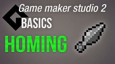 🔴Game Maker Studio 2 | Basics - Homing kunai Naruto style