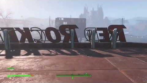 Fallout 4 testing Mod Mad Rock - Quest Settlement from Madrox PS4 Pro 1080p/60FPS