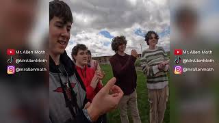 Math In The Wild - Using Angles Inscribed In A Semicircle Are Always Right Angles To Scribe A Circle