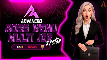 Boss Menu / Multi Job Script | Advanced FiveM Script [ESX / QBCORE] 🛡️