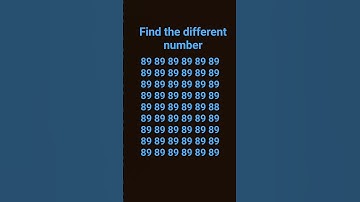 find the different number puzzle game challenge #shorts #trending #ytshorts #gk  #quiz #challenge