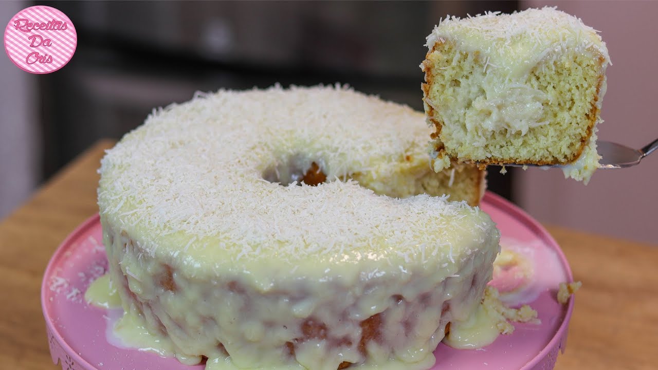 BOLO CREMOSO BEIJO DE MOÇA RECEITAS DA CRIS