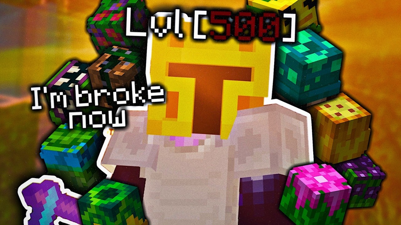 Мы заработали кучу денег!.. #3 Путь к 500 уровню! (Hypixel Skyblock)