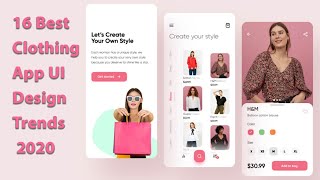 Best 16 Clothing  App  UI Design Inspiration | Clothing app design trends 2020 | UI animation screenshot 2