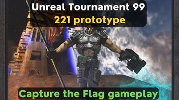 Unreal Tournament (1999) 221 prototype - Capture the Flag gameplay