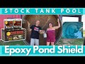 How to apply epoxy pool paint in your stock tank pool pond shield epoxy paint