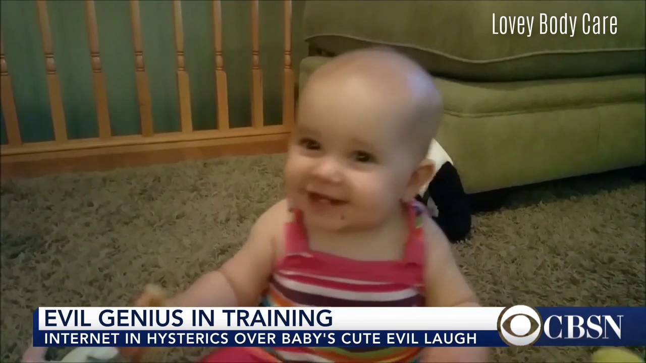 Image of funny baby evil laugh