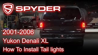 Spyder Auto Installation: 2001-2006 GMC Yukon XL Denali Tail lights