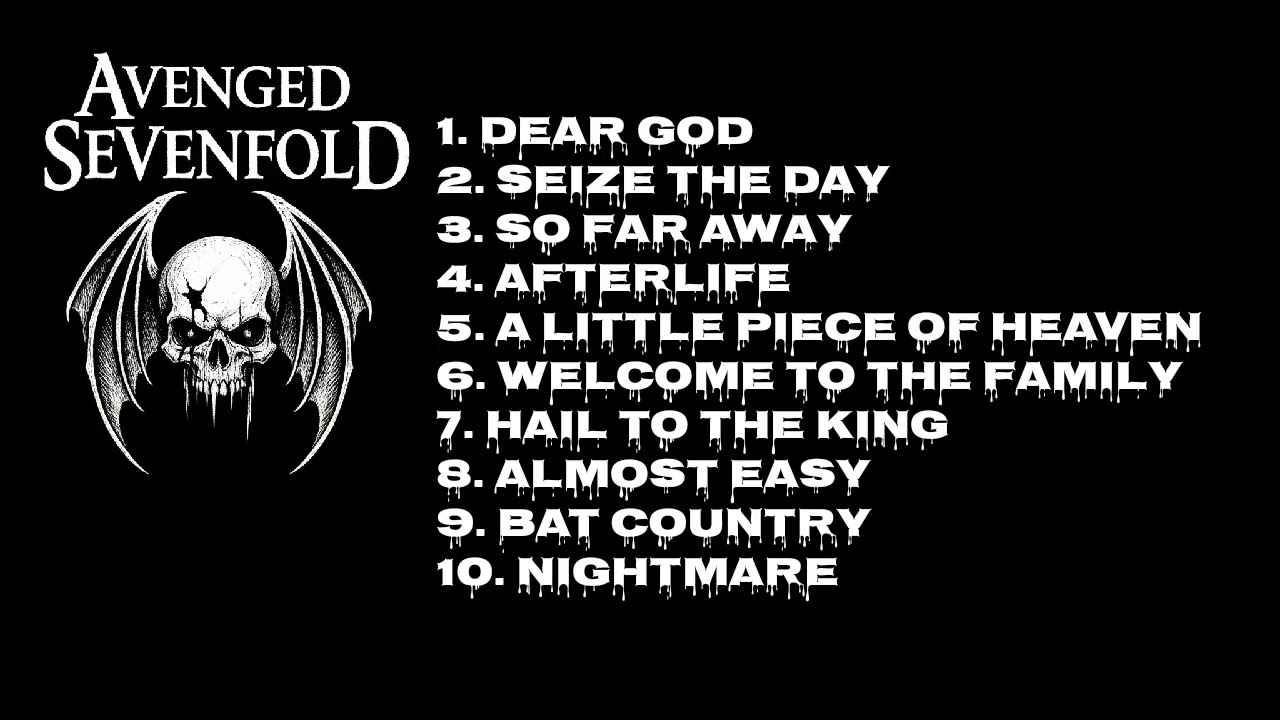 Avenged Sevenfold - Top 10 Greatest Hits (Full Album Mix)