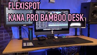 FLEXISPOT Kana Pro Bamboo Desk Review  | Booth Junkie