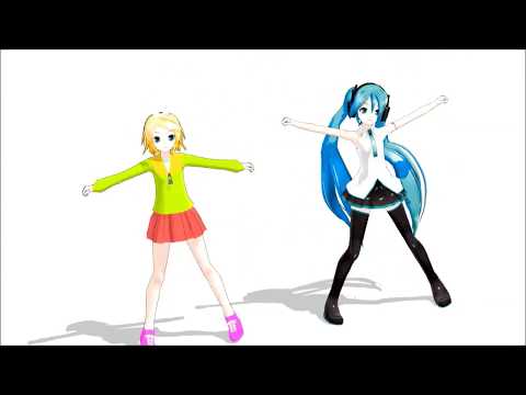 [MMD]Lat式ミク・リンでオツキミリサイタル