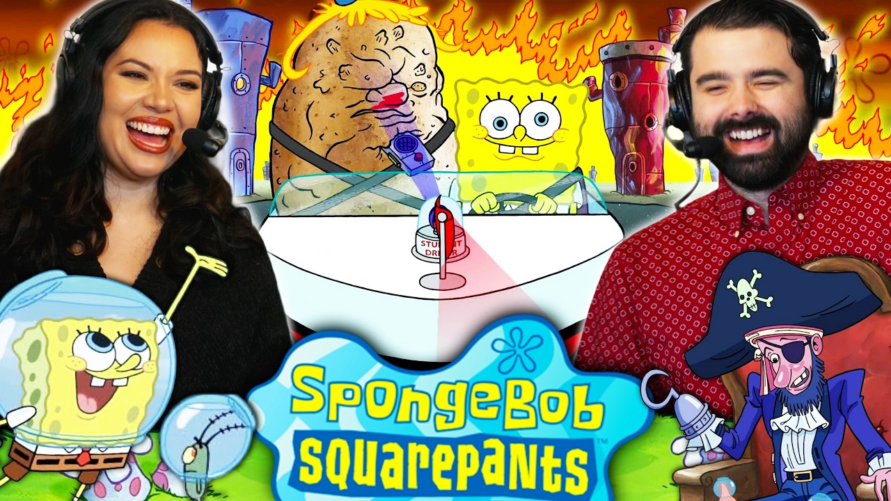 We Watched SPONGEBOB SEASON 13 EPISODE 5 & 6 For the FIRST TIME!! POTATO PUFF & ROAD TO CHRISTMAS