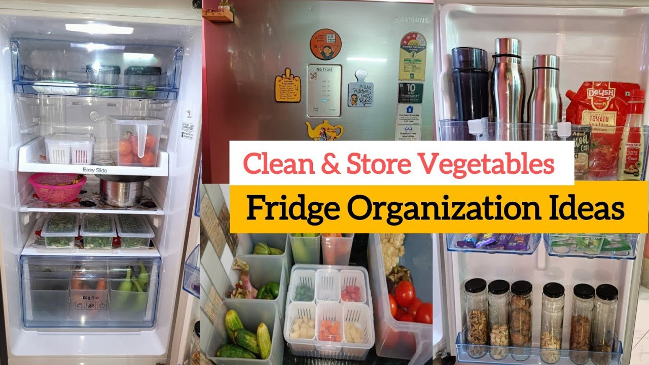 Small Fridge Organization Idea | How to organize small fridge | Space Saving Storage with Idea & Tip