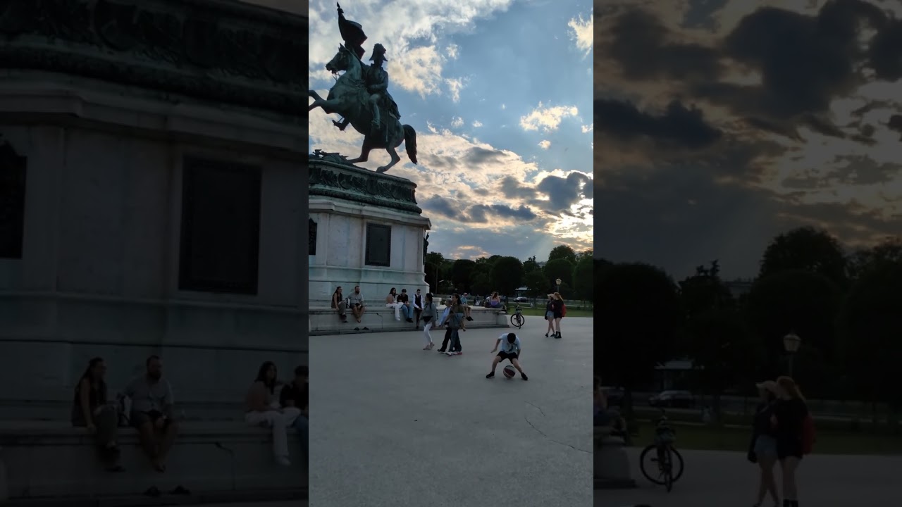 Spider dribble in Vienna 🏀