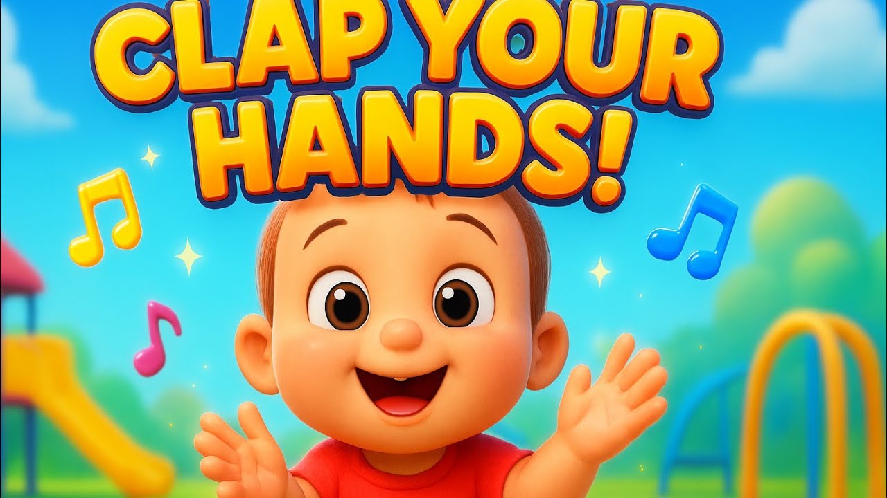 Clap Your Tiny Hands | Fun Action Song for Kids | 3D Dance & Movement Rhyme