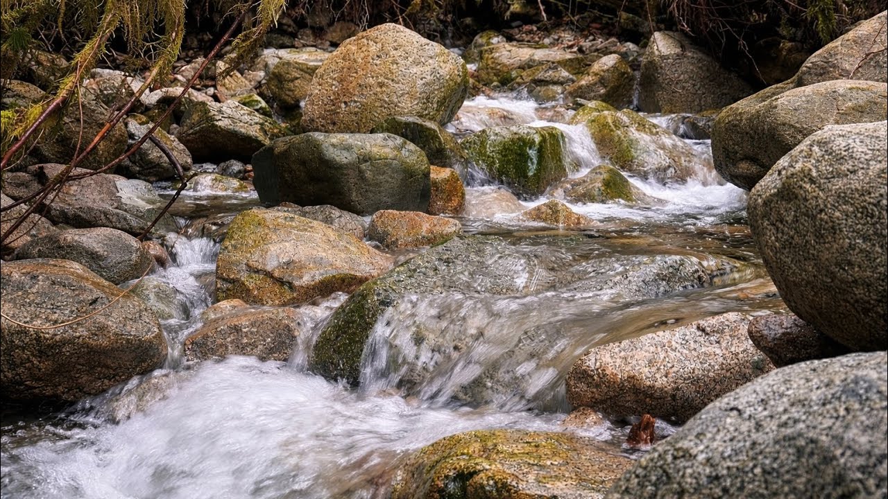 Go to Sleep with 432Hz Waterfall & River Sounds | Relaxing Nature Ambience (4K)