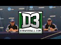 2018 D-III World Series Game 2: Misericordia postgame