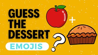 Guess the Dessert | Emoji quiz screenshot 2